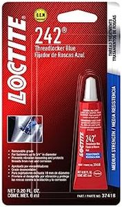 LOCTITE 242 Threadlocker for Automotive: High-Temp, Medium-Strength, Anaerobic | Red, 6mL Tube (PN: 37418 - 487229)