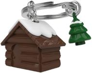 O meta[l]morphose Metalorphose MTM150-01 Keyring Chalet & Christmas Tree, Brown, Green, One Size, brown, green, Einheitsgröße