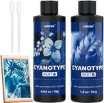 LARICEO Cyanotype Kit – Cyanotype Chemicals Sensitizer Set for Fabric, Paper, and Art Projects, Blue Liquid Dye, and Printing Supplies | Perfect Sun Printing Fabric Kit for Beginners & Artists