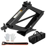 IMAYCC Scissor Jack, Portable Car Jack Kit 6614 lbs (3 Ton), Universal Tire Change Kit for Auto/SUV/MPV - Tire Jack Max 17 Inch