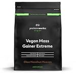 Protein Works - Vegan Mass Gainer Extreme | High Calorie Protein Powder | Weight Gainer | Vitamins & Minerals | 5 Shakes | Chocolate Hazelnut Heaven | 1kg