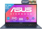 ASUS Vivobook 15, Smartchoice,Intel Core i3 13th Gen 1315U, 12GB RAM, 512GB SSD, FHD 15.6", Win 11, Office 2024, Quiet Blue, 1.7Kg, X1504VA-BQ332WS, Intel UHD iGPU, M365 Basic (1Year)*, 42Whrs Laptop