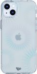 tech21 Evo Sparkle case for iPhone 15 Plus - Compatible with MagSafe - Impact Protection Case - Solar Clear