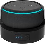 Blanou Echo Dot 3 Battery Base, Portable Dot 3rd Gen Google Mini 2 Battery Base, 5200 mAh 8 Hours Work Time, Black（Not Include Speaker）