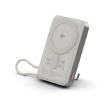Stuffcool Odin 10000mAh Qi2 MagSafe Powerbank with 15W Wireless Charging, 35W PD Wired Output, Built-in Type-C Cable, Stand, Digital Display, for iPhone, Pixel, Samsung, AirPods