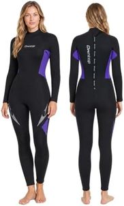 4mm Wetsuit for Men Women, Warm High Stretch Neoprene, GBS Seams for Diving Surfing Snorkeling, 3X-Large