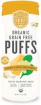 Serenity Kids 6+ Month Grain-Free Toddler & Baby Puffs - No Sugar, Gluten & Rice - BPA & Allergen-Free - With Organic Cassava, Veggies & Herbs, White Cheddar & Cauliflower - 6 Count