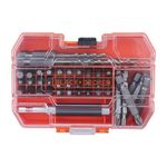 BLACK+DECKER A7234 45-Piece Drill Machine Bits & Screwdriver Bits Set with Magnetic Drive Guide & Storage Case Ideal for Wood, Masonry & Metal, 6 Month Warranty, ORANGE & BLACK