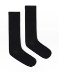 Jockey Kids Knee Length Cotton Socks 7902_Black_11-12 Yrs