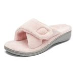 Vionic Indulge Relax Women's Mule Slipper Soft House Shoes That Includes Three-Zone Comfort for Heel Pain and Plantar Fasciitis with Orthotic Insole Arch Support Medium Fit Pink UK 5