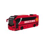 FOCO Officially Licensed Manchester United FC Football BRXLZ Bricks 3D Coach Toy Model - Premier League Construction Toy - 1347 Pieces - Ages 12+ - Sports Merchandise