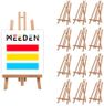 MEEDEN 20" Tall Tabletop Easel - Medium Tabletop Display Wood Easel, for Kids Artist Adults Students Classroom/Parties Painting Display, Standing Easel, Pack of 12