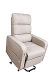 PEPE - Recliner Chair Electric, Riser and Recliner Chairs for Disabled People, Electric Recliner Armchair for Elderly, Electric Lift Chair with Remote Control, Power Recliner Chair Beige