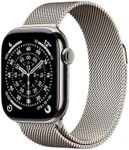 Apple Watch Series 11 GPS + Cellular 42mm Smartwatch with Natural Titanium Case with Natural Milanese Loop. Sleep Score, Fitness Tracker, Health Monitoring, Always-On Display, Water Resistant