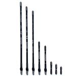 SHARROW Archery Carbon Bow Stabilizer Combo 30" 28" 26" Main-Bar Balance Bar Side Rod 12" 10" Extender Pole 5" 4" 3" Damping Rods Shock Absorber (Gray, 12")