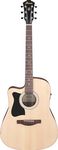 Ibanez Acoustic Guitar Dreadnought with Cutaway Electronics Open Pore Natural V40CE-OPN