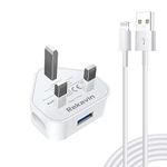 iPhone Charger Plug and Cable,Old Apple iPad Charger Cable and Plug with Lightning Lead Charging for iPhone 11 10 Xs Max XR X 8 7 6 6S 5 5C 5S SE iPad 5th 6th 7th 8th Generation Mini 3 4 5 Pro1st 2nd