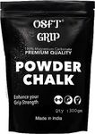 OSFT Magnesium Carbonate Powder Gym Chalk for Weightlifting Cross Fitness Training Gymnastics Rock Climbing Deadlifting Workout Bouldering Billiards Pole Dancing (300gm (Pack of 1))