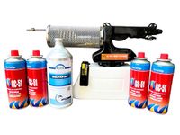SHoRI Ultra Mini Fogger (Made in India) – Heavy Duty Portable Fogging Machine for Mosquito & Pest Control Easy Operation | Ideal for Home, Garden & Outdoor Use (Fogger + 4 Gas Cans + Deltafog 1L)