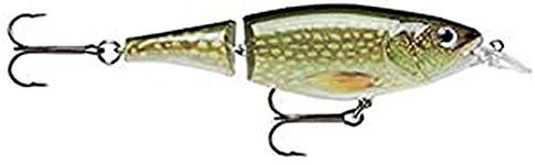 Rapala X-Rap Jointed Shad Lure with Two No. 2/0 Hooks, 1.2-2.4 m Swimming Depth, 13 cm Size, Pike