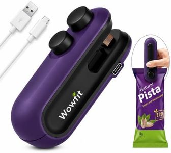 Wowfit Mini Sealing Machine for Food Packets, Packet Sealer Machine, Packing Machine Sealing - Portable Plastic Sealing Machine Heat Sealer for Home, Vacuum Sealer for Plastic Bags