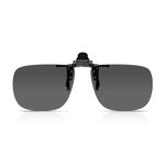 Read Optics Clip On Sunglasses, Fits Over Most Glasses with Easy Attachment, Polarized UV Protection, Flip-Up Rimless Lightweight Lenses