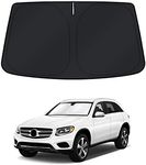 KUST Windshield Sun Shade for 2016–2022 Mercedes-Benz GLC Window Shade Sun Visor Cover Foldable Blocks UV Rays Keep Your Car Cooler