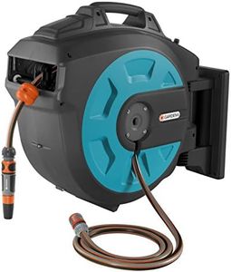 GARDENA 115ft Retractable Hose Reel with Guide