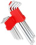 Stalwart 75-6109BP Hawk 9-Piece Allen Wrench Hex Set Ball Head