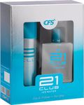 CFS CREATIVE FRAGRANCE SERIES 21 Club Ice Water Deodorant Body Spray & CFS 21 Club Ice Water Perfume Spray Combo For Men, 300ml - Mint, Jasmine, Sandalwood & Lavender