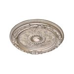AFD Home Petite Round Decorative-Ceiling-Medallions, Silver