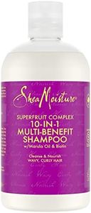 Shea Moisture Superfruit Complex 10-in-1 Multi-Benefit Shampoo silicone and sulphate free shampoo for wavy and curly hair 384 ml