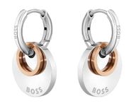 BOSS Jewelry Women's MEDALLION Collection Hoop Earrings - 1580231