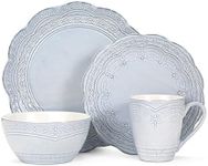 Pfaltzgraff Seraphina 16-Piece Dinnerware Set, Service for 4, Blue