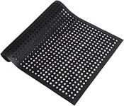 tonchean Rubber Drainage Mat 150 x 90 cm Large Outdoor Rubber Entrance Mats Rubber Floor Mat with Holes Anti Fatigue None Slip Commercialfor Industrial Kitchen Restaurant Bathroom