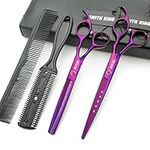 Hair Cutting Scissors Set with Comb