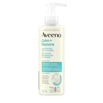 Aveeno Calm + Restore Nourishing Oat Facial Cleanser for Sensitive Skin, Gentle Gel Face Wash with Nourishing Oat & Calming Feverfew, Hypoallergenic, Fragrance- & Paraben-Free, 232 mL