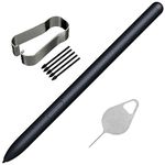 Galaxy Tab S9 FE Tab S8 Ultra Pen Stylus S8 S Pen Replacement Tab S9 FE+ Pen Touch Pen for Samsung Galaxy Tab S8+ SM-X800 S8 Ultra SM-X906 S Pen with Tips S9 Pen Repair Part (Mystic Black)