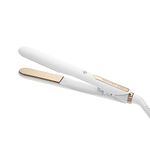 Kristin Ess Titanium Mini Flat Iron Curling Straightener for Short Hair Defining + Detailing - Travel Case, Fast Heat, Dual Voltage, Auto Shut-Off - 3/4 Inch Plates