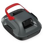 Gosvor Cordless Robotic Pool Cleaner, Lasts 90 Min, Automatic Vacuum for Above-Ground Pools up to 860 Sq.ft, Portable, Self-Parking, Orange