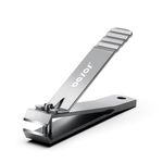 BEZOX Heavy Duty Straight Blade Nail Clippers for Thick Toenails, Professional Stainless Steel Fingernail Toenail Clippers - Ideal for Seniors Toenails Clipper, Precision Nail Grooming Tool