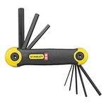 STANLEY Metic Folding Hex Key Set Pocket Size (8 Pieces) 2-69-264, Pack of 1