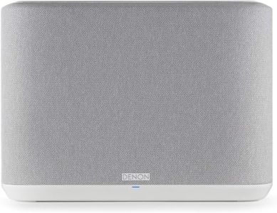 Denon Home 250 Haut-Parleur Multiroom HiFi avec HEOS intégré, Wi-FI, Bluetooth, USB, AirPlay 2, Audio Haute Résolution, Compatible Alexa, Enceinte Stéréo - Blanc