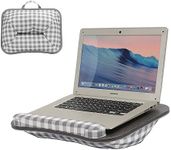 JOOLIO B&S Portable Lap Desk with Pillow Cushion, Fits up to 15.6 inch Laptop, with Anti-Slip Strip for Home College Office Students Use as Computer Laptop Stand, Book Tablet