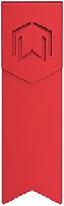 CZUR Marque Pages en Métal Signet, Cadeau pour des Adultes et des Enfants, pour les Femmes Hommes Support en Alliage d'Aluminium à Pince élégant pour une Utilisation Durable, Rouge