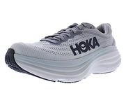 HOKA ONE ONE Bondi 8 Mens Shoes, Sharkskin/Harbor Mist, 9