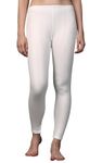 Wearslim® Winter Thermal Bottom Underwear for Women | Ultra Soft Winter Warmer Inner Wear Johns Pant Lower Color - White (Size - Extra Large)