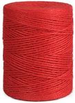 Vivifying Red Twine, 656 Feet 2mm Christmas Twine String for Gift Wrapping, Crafts, Packing and Decoration