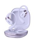 Shokz NEW OpenFit 2+ Open-Ear Headphones, Dolby Audio Enabled, Comfortable Earbuds with Soft Ear Hooks, 48H Playtime, IP55 Water-Resistant, USB-C Fast Charging, Wireless Charging, Carrying Bag, Purple