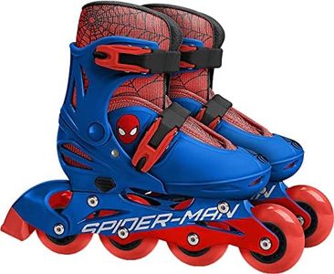 STAMP - patins à roues alignées à 4 roues - taille ajustable 30-33 - SPIDERMAN, Dark Blue